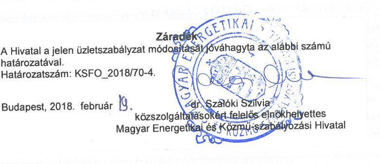 pontot beírni és tisztázni! ÜZLETSZABÁLYZAT 2.