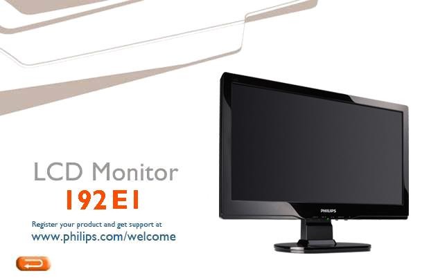 e-manual Philips LCD Monitor Electronic User s Manual file:///e