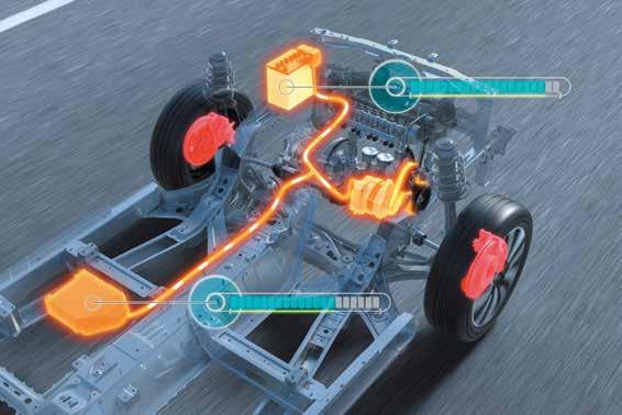 enyhe hibrid rendszerét. (1,0 BoosterJet motorral vagy 1,2 DUALJET motorral felszerelt GLX 5MT modelleknél.