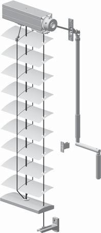 Küls zsaluzia 80 mm - AF 80 4 Alkalmazási terület és használat A kényelmes, alacsony zajszint feszít szállal felszerelt küls zsaluzia akár 0 m² nagyságú nagy ajtó- és ablakfelületekhez is alkalmas.