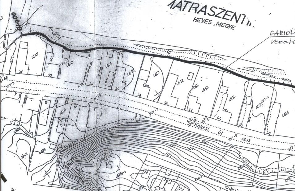 Vízfolyás rendezés Vízfolyás irányba e szakasztól