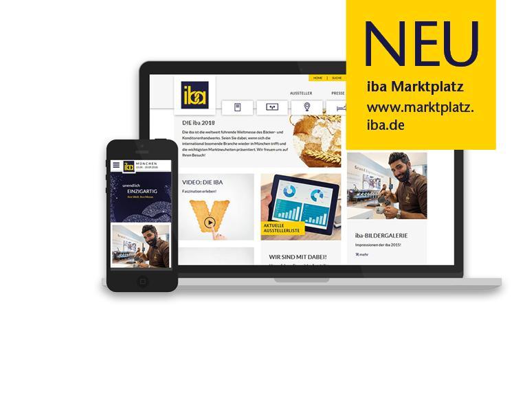 6. fejezet: Az iba piactér iba piactér: A kiállítók digitális vásártere Termékek & újdonságok A látogatók minden információt online megtalálnak, felfedezhetik az újdonságokat Ajánlások megosztása Az