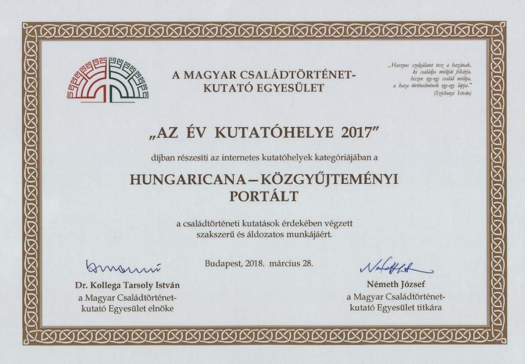 Az év