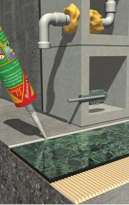 Sika megoldások az ipar minden területére Tömítők és Ragasztók a Sikától Beton és habarcs készítés Vízszigetelés Beton javítás és védelem Tömítés és ragasztás Burkolás Acélszerkezet védelem