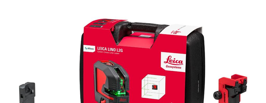 Leica Lino L2G Art. no.: Súly (teljes csomag): Koffer mérete: Szállítási terjedelem: 864420 4.