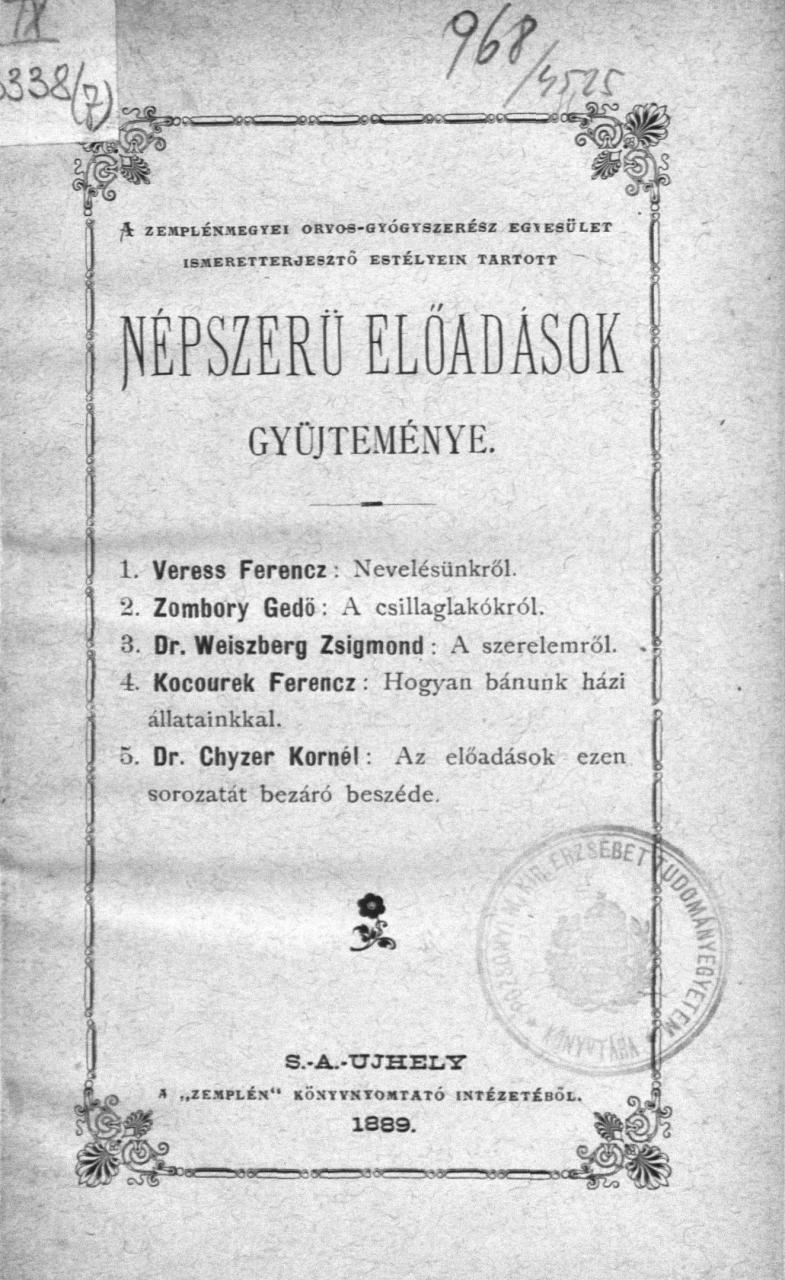 pozornosť pútali prednášky šarišského rodáka Teodora Duku (1825-1908) o skúsenostiach z pobytu v Indii a postrehoch z tamojšieho ţivota. obr.č.