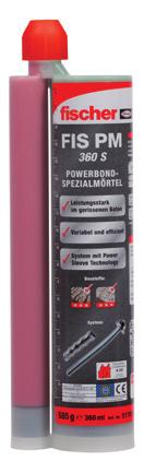 fischer FPB Powerbond-rendszer: Teljes választék FIS piros keverőszár FIS PM 30 S FIS PM Powerbond speciális ragasztó Tartalom Tartalom FIS PM 30 S (H, PL, RUS) FIS PM 30 S (D) 52059 db 30 ml-es