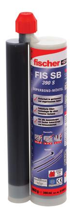 fischer FIS SB Superbond-rendszer Teljes választék ETA-2/0258 ETAG 00-5 RG MI belsőmenetes csap FIS SB Superbond-ragasztóval vagy RSB ragasztópatronnal történő szereléshez 5.