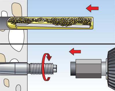 FHB II-P (standard) / FHB II-PF (gyorsan kikeményedő) Teljesítményoptimalizált, növelt