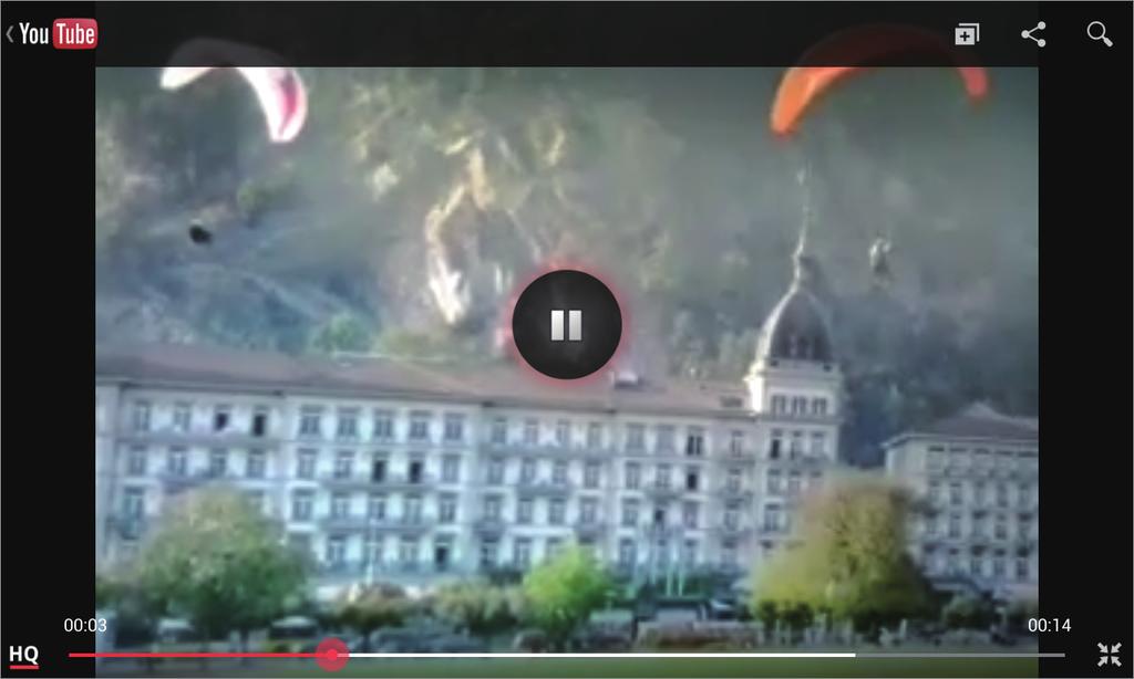 Adattároló Videók megtekintése Érintse meg a ikont, majd adja meg a kulcsszót. Egy videó megtekintéséhez válassza ki a keresési eredmények valamelyikét.