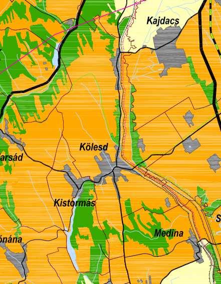 1.3.2. Tolna Megye Területrendezési Tervével való összefüggések vizsgálata A Tolna Megyei Önkormányzat Közgyűlése a 11/201. (IX.2.) önkormányzati rendeletével módosította Tolna Megye Területrendezési Tervéről szóló 1/2005.