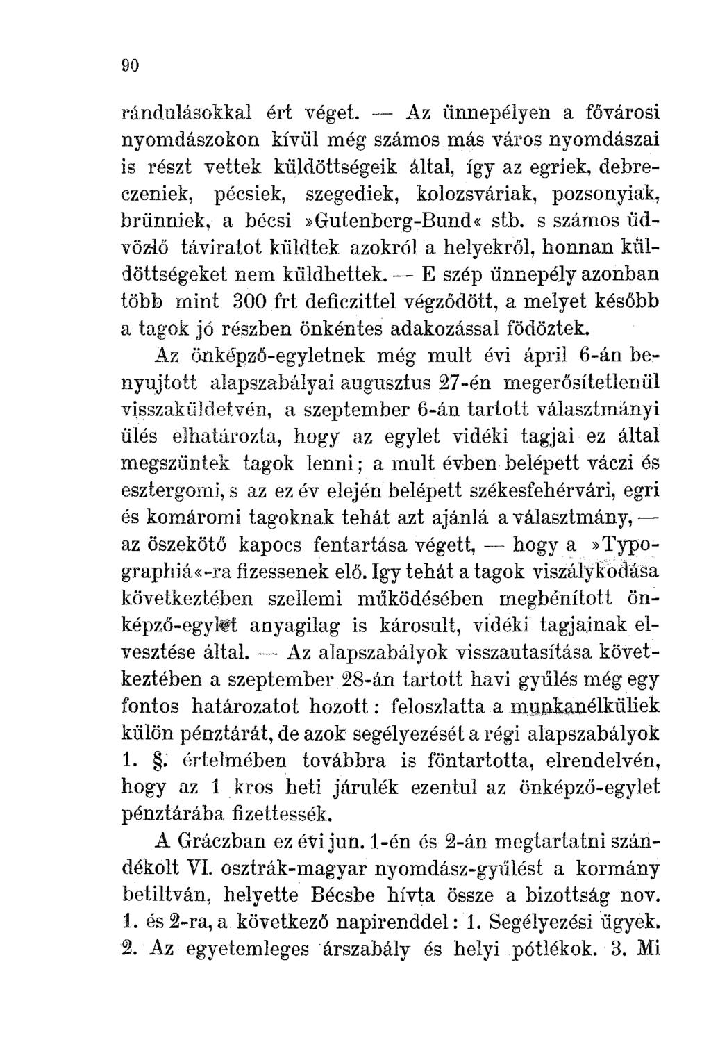90 rándulásokkal ért véget.