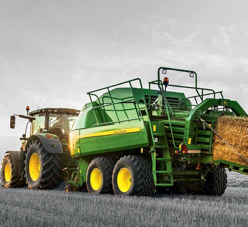 John Deere L1500-as bálázók DUPLA CSOMÓS KÖTÖZÉS, ÉS DUPLA VENTILÁTOROS