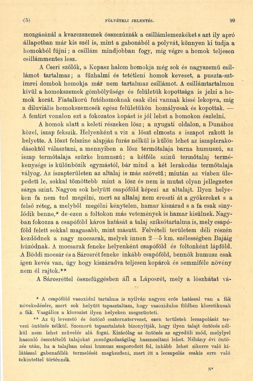 '(5 ) FÖLVÉTELI JELENTÉS.
