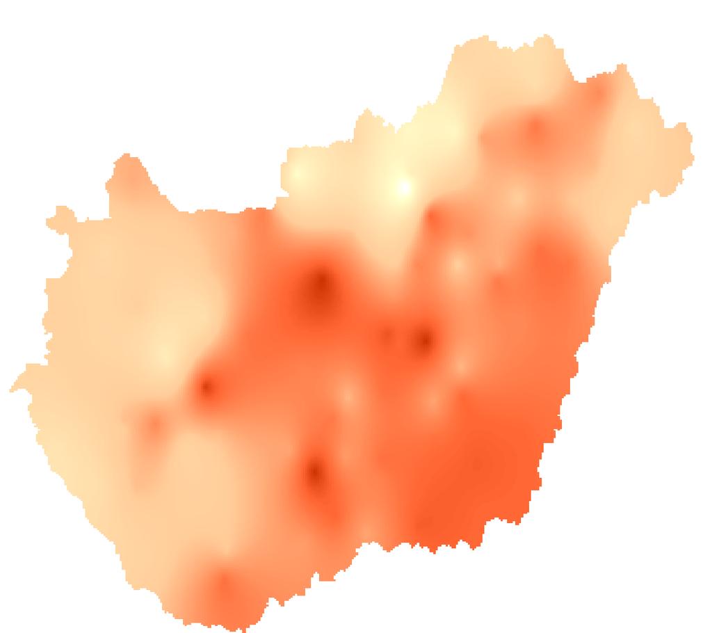 Léghmérséklet Az október havi középhmérséklet 6,0 C (Kékestet) és 11,1 C (Öregcsert Csorna-puszta, Szolnok-Szandaszls) között alakult, az országos területi átlagérték 9,6 C volt, ami 0,4 C-kal volt