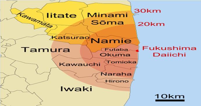 A Fukushima Daiichi teleptől 220 km-re fekvő fővárosban, Tokióban mért környezeti dózisintenzitásokat mutatja a következő 13. ábra. 13. ábra A 2, 3 és 4.