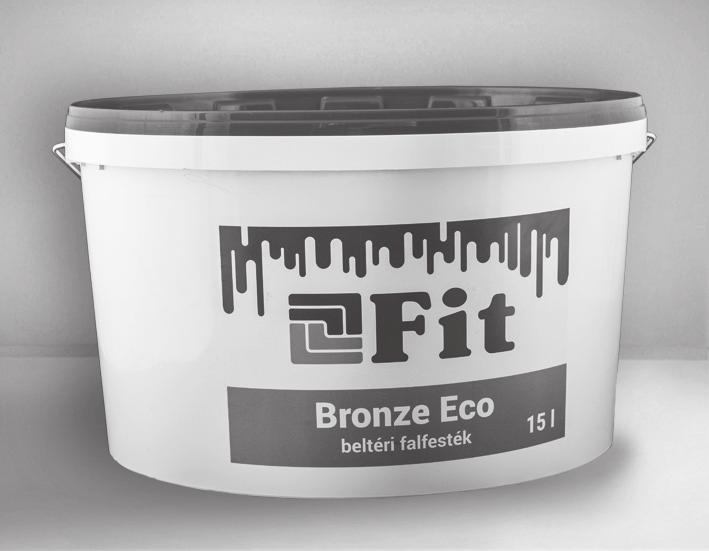 Festékek FIT BRONZE ECO beltéri diszperziós falfesték A FIT BRONZE ECO beltéri diszperziós falfesték gyárilag előkevert, matt megjelenésű alap falfesték.