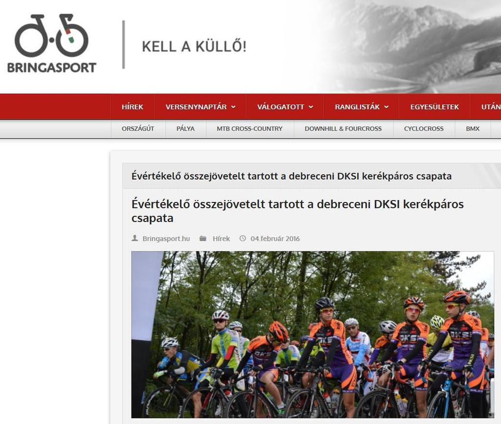 Bemutatkozás. dksi.hu. A KONTENT-DKSI Cycling Team - PDF Free Download