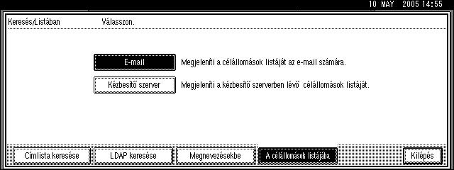 Beolvasott fájlok kézbesítése E Hajtsa végre a beolvasási beállításokat. Referencia A beolvasási beállításokat az alábbi két módon lehet elvégezni: Konfigurálja az egyes beállításokat a beolvasáshoz.