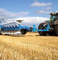 A hárompont torony és a traktor közötti nagy szabad terület az akár 4 méter szélességű traktoroknál is 90 os alákormányzási szöget biztosít.