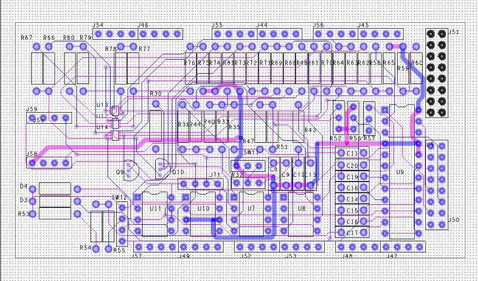 11. Nyomtatott áramkör tervezése A nyomtatott áramkört az OrCad PCB Editor nevű programmal terveztem meg.