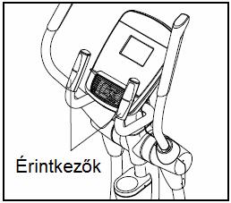 Edzéskor az INTENSITY kijelző mutatja az edzés hozzávetőleges intenzitás szintjét. Az edzésprogramból való kilépéshez, ill.