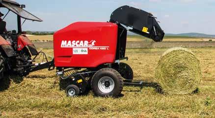 Mascar Monster 770 Profi változó kamrás bálázó AKÁR MTZ-vel is használható!