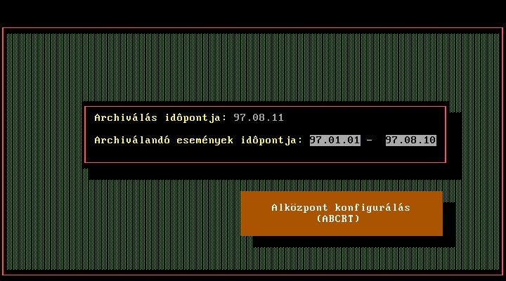 StP 29/31 12.3 Archíválás Az archíválás menüpontnak két almenüje van, az archíválás és az archívált adatok megtekintése.