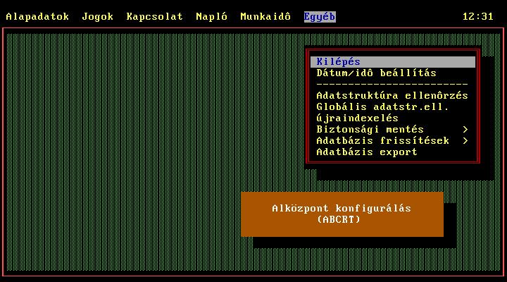 képernyőt kapunk, amelyen az adott archívum eseményei láthatóak. A rendezés, szűrés, nyomtatás a már ismertetett módon történik. 13.