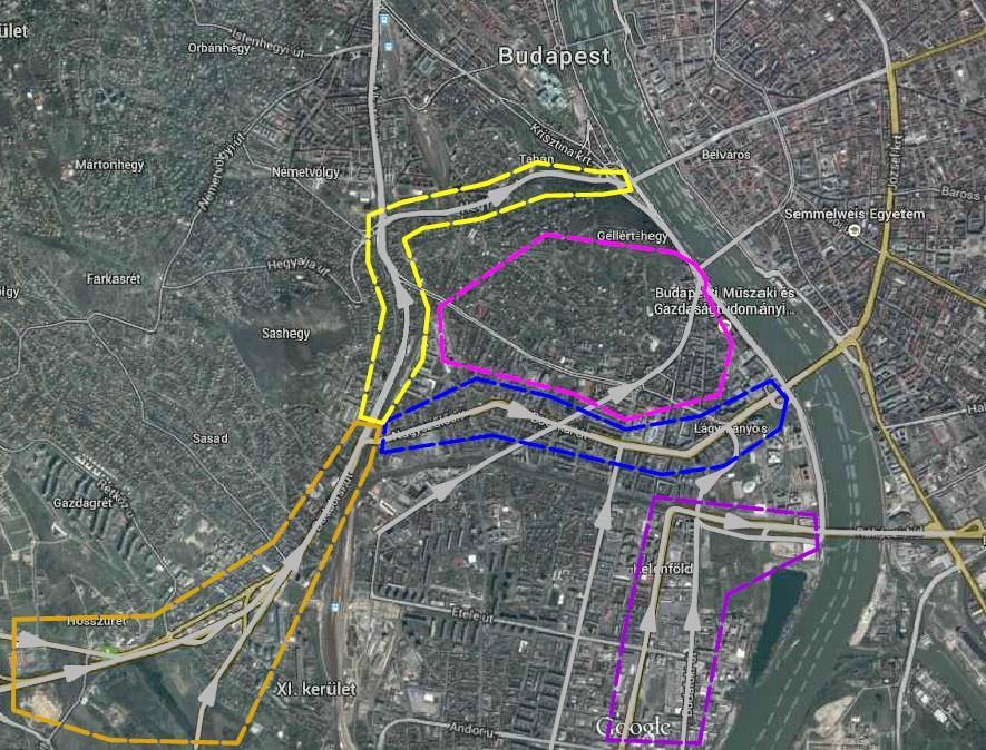 A bemenő vetort a -es egyenlet írja fel: qin, u... qin n, in n in ahol q in,j j =,, n in jelöli a j-edi apunál levő forgalomnagyságot.