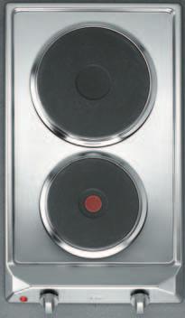 Méretek 300 x 50 mm 2 főzőzóna: elektromos lap (Ø 45 mm 500W)