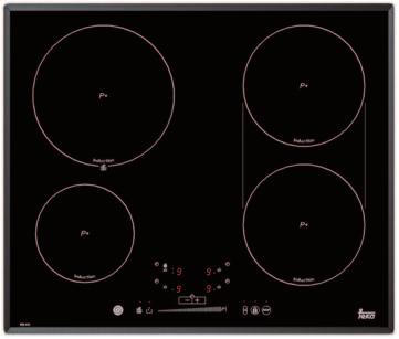 Teka FŐZŐLAPOK Indukciós beépíthető főzőlapok MODEL IRS 643 2 50 mm 600 mm Kód: 0208694 Indukciós főzőlap Érintőgombos kezelőpanel Csiszolt szélű kerámialap (Facette), keret nélkül Slider