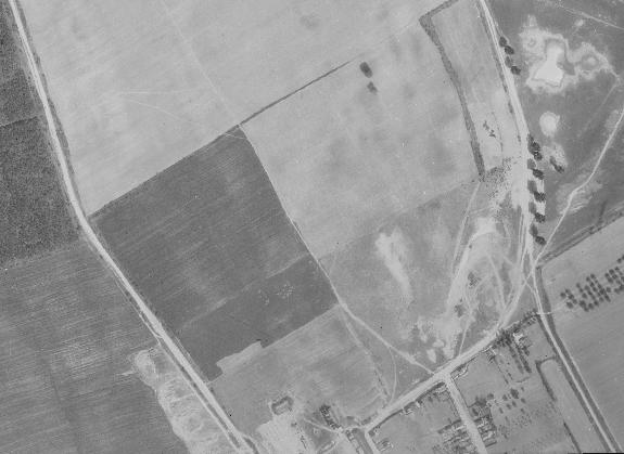 A terület egy 1966-os légi felvételen Forrás: www.fentrol.