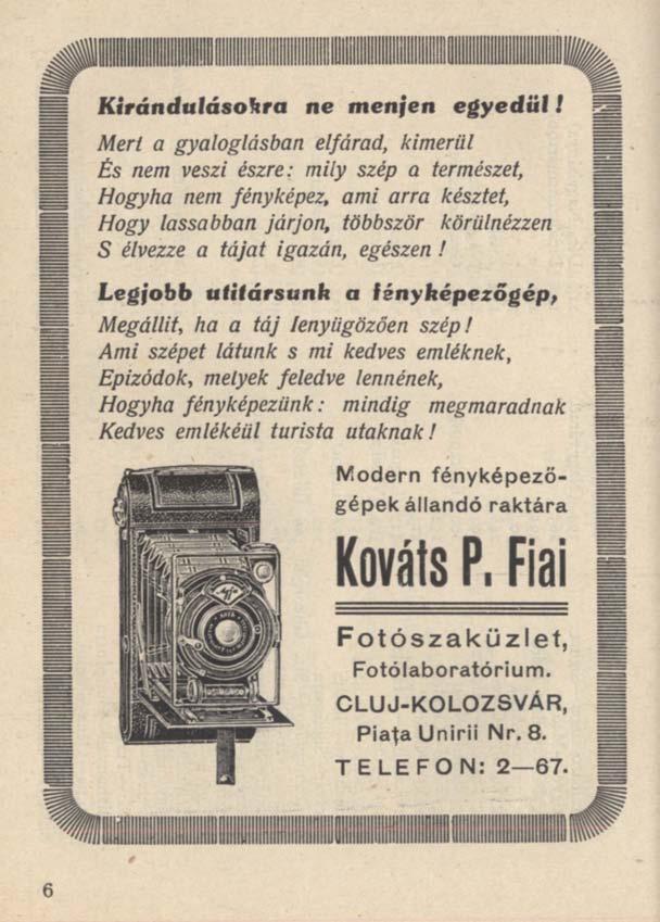 Kirándulásokra ne menjen egyedül!