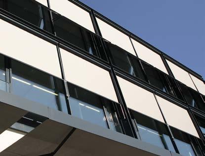 Homlokzati árnyékolók Ø 125 A TÖKÉLETES NAPELLENZŐ GEOMETRIÁJA HOMLOKZATI NAPELLENZŐK Geometrikus tisztaság és