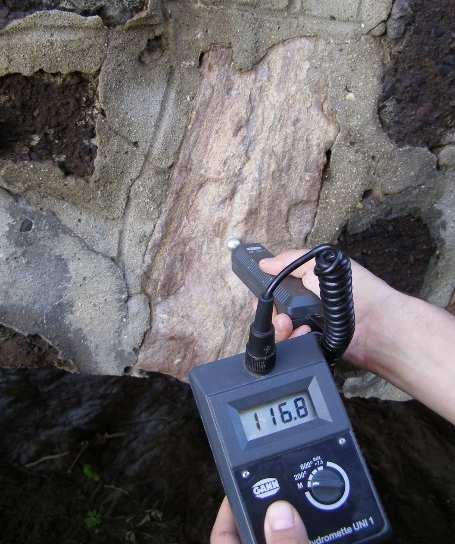 5.1.1. Helyszíni vizsgálatok A helyszíni vizsgálatok a szerkezetek minden szükséges geometria paraméterének a felmérésével kezdődtek.