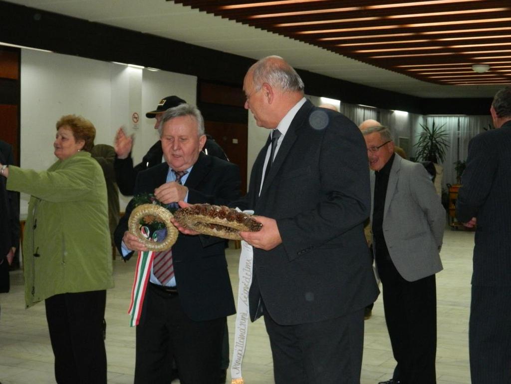emlékeinek egyesület általi fenntartásának a szerepéről, melybe beletartozik a Borbála napi megemlékezés is.