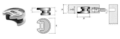 Takarósapka Az EC12 típusú excenter házhoz méret: ø30 mm