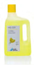 fertőtlenítésére. Különösen gazdaságos, 1 liter koncentrátumból 50 liter fertőtlenítő oldat készíthető. Anyagbarát, nem befolyásolja a gipszmintákat.