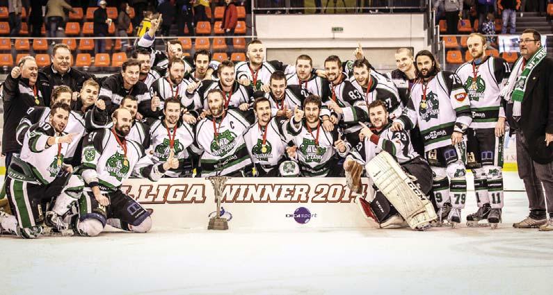 2 SPRAVODAJSTVO INFORMUJEME DO TROCH ROKOV V EXTRALIGE Po historickej sezóne 2013/ 2014, v ktorej hokejisti HC Mikron Nové Zámky získali prvenstvo v nadnárodnej MOL LIGE, sa mužstvo začalo