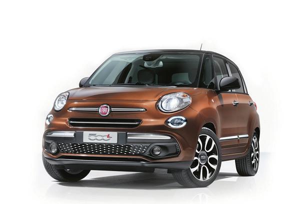 Fiat 500L árlista FELSZERELTSÉG LOUNGE Belsô kárpitozás Szövet - műbőr Szövet - műbőr Kárpit bőr betétekkel (8WH opció) Kárpit bőr betétekkel (8WH opció) Mûszerfal Ezüst Szürke Ezüst Szürke Kárpit