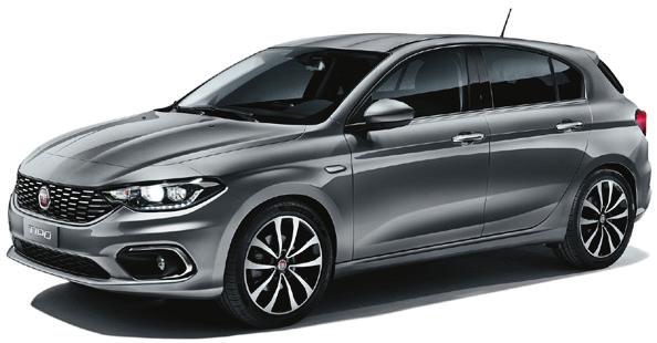 FIAT TIPO 5 ajtós árlista BELSÔ FELSZERELTSÉGI SZINT SZÍNVÁLASZTÉK S-Design AJTÓBETÉT Fekete eco bőr Fekete eco bőr ÜLÉSKÁRPIT OPCIÓ KÓD ÁR PASZTELLSZÍNEK Fekete szövet/eco bőr (727-es opció) Fekete