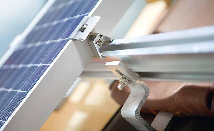 SOLAR RÖGZÍTŐRENDSZER Rögzítőelemek és szerelési tartozékok