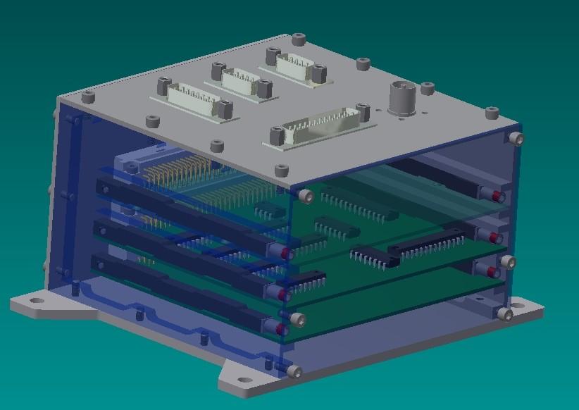 csavarozott szonda és vezérlő elektronika doboz adat: redundáns CAN busz