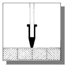 kis felületű betonvas érintkezést biztosító műanyag sapka Ø B 10/4-8 10