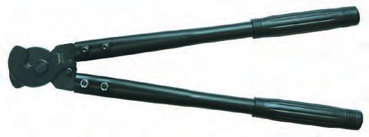 Alkalmas szabadvezetéksodronyok vágásához, tehermentesítő drót használata esetén Cserélhető késfejjel th Ø mm² 200175 180 10 95 0,7 1 th Ø mm² 200100 980 40 400 3,920 1 200104 pótkés 0,606 1