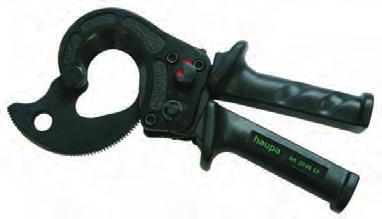 INFO k 200113, 200177, 200114, 200116: Egykezes kábelvágó Kettős tűcsapágyazású excenterrel 14 mm Különösen könnyű működtetés a csökkentett csukló súrlódás következtében Erősen csökkentett kézi erő