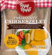 1000 g /# Ripp-Ropp májgombóc, 250 g Csibeburger 60 g/db 1000 g /# Natúr vagdalt 44