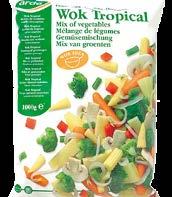 keverék(brokkoli, cukkini, padlizsán, piros és sárga paprika, hagyma) 10x1 kg Új/Akció Trópusi