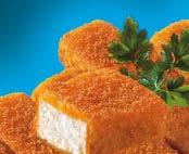 Vajhalfilé, 20% glazúr Panírozott porciófilé (tőkehalfiléből) Lazac steak, 200-250 g/db Panírozott